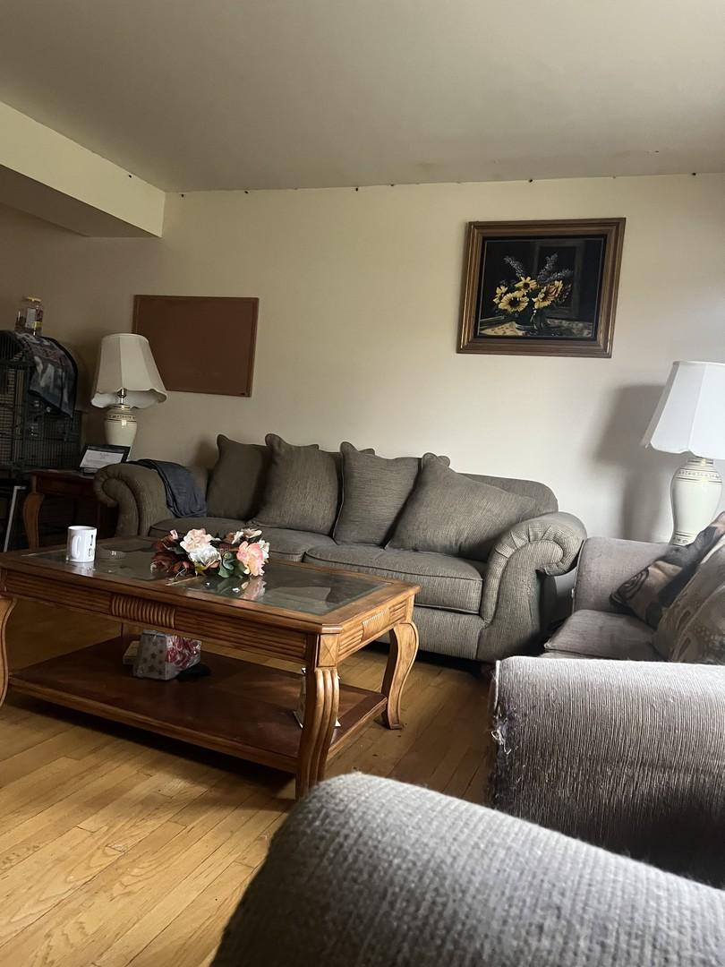 410 Gettysburg St, Park Forest, IL 60466 - living room featuring hardwood / wood-style floors
