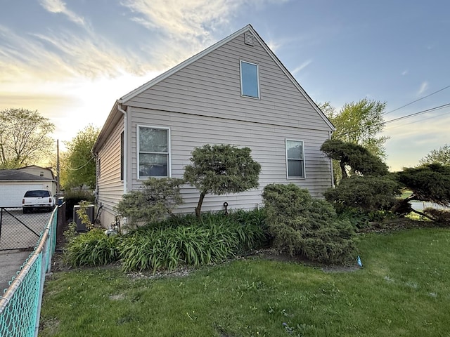 14500 Sawyer Ave, Midlothian, IL 60445 - view of home's exterior featuring fence and a yard