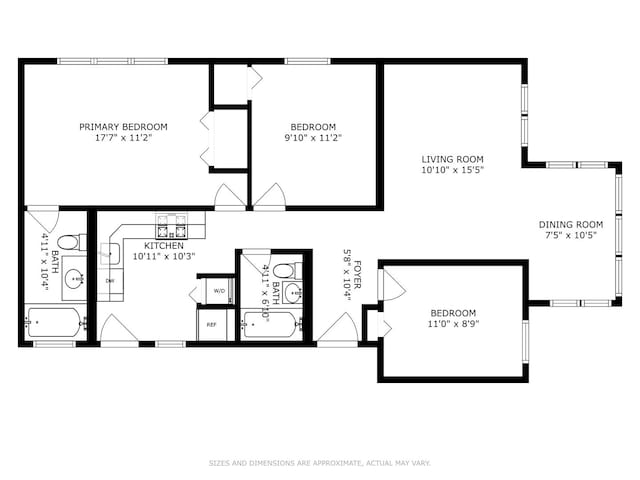 2452 N Lawndale Ave Unit G, Chicago, IL 60647 - floor plan / room layout