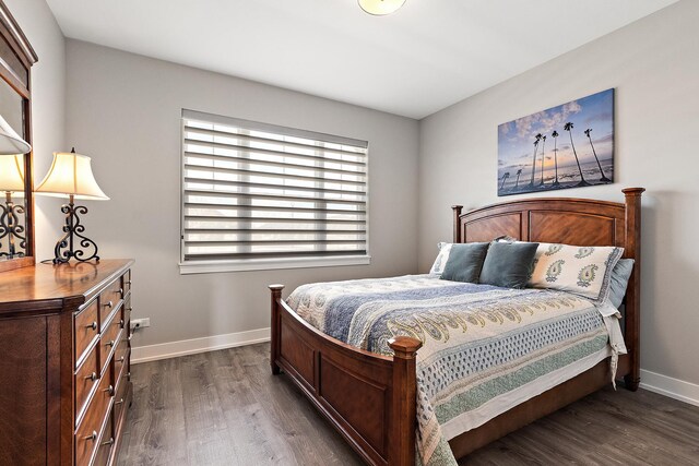 1340 Lacoma Ct, Lockport, IL 60441 - bedroom featuring baseboards and dark wood-style floors