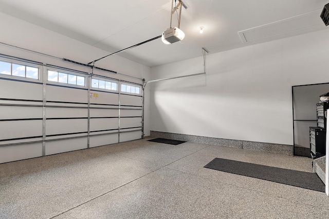 1340 Lacoma Ct, Lockport, IL 60441 - garage featuring baseboards and a garage door opener