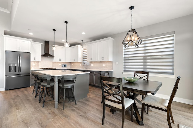 1340 Lacoma Ct, Lockport, IL 60441 - dining space with recessed lighting, light wood finished floors, and a chandelier