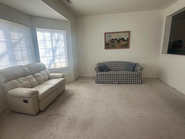 414 E Victoria Cir Unit 414, North Aurora, IL 60542 - living room with carpet floors and baseboards