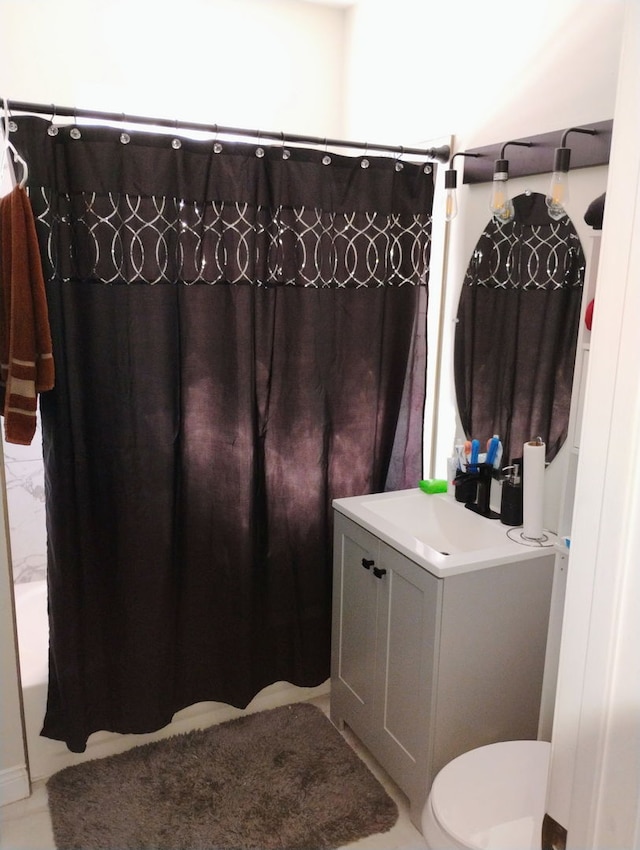 11414 S Wallace St, Chicago, IL 60628 - bathroom with vanity and toilet