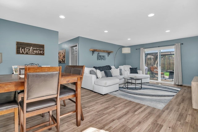 1 Red Wing Ct, Woodridge, IL 60517 - living room featuring wood finished floors and recessed lighting