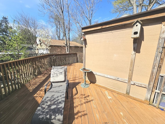 view of deck