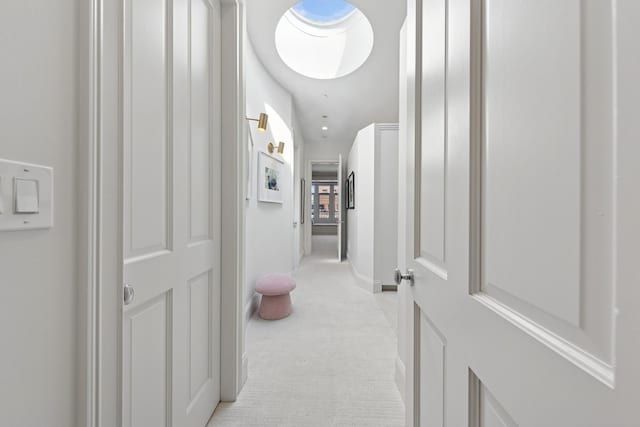 2215 N Lakewood Ave, Chicago, IL 60614 - corridor with baseboards and light carpet