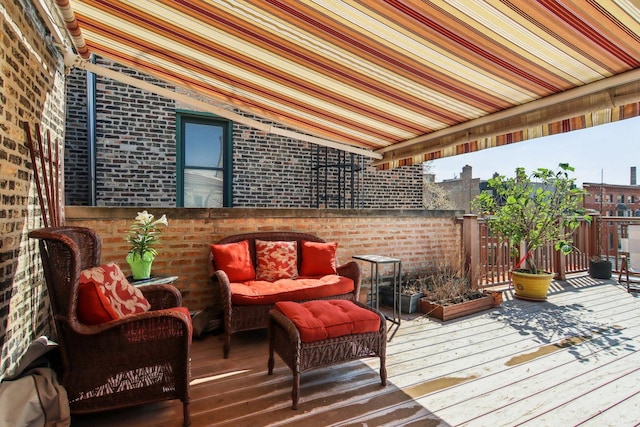 1400 N La Salle St Unit 3N, Chicago, IL 60610 - view of wooden terrace