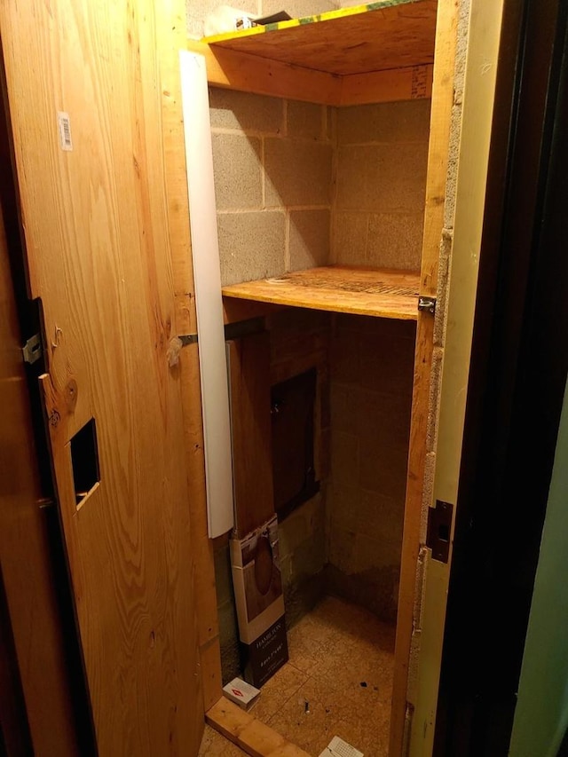 view of closet