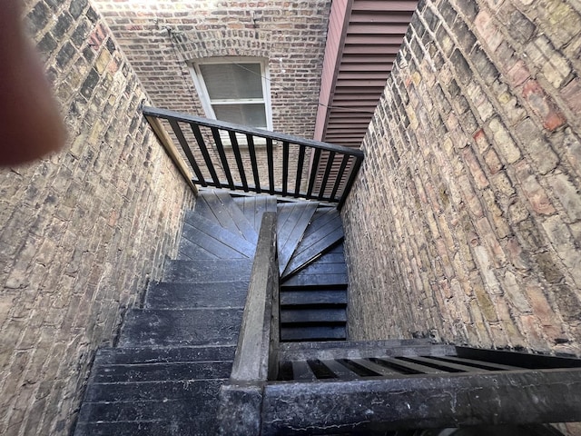 view of staircase