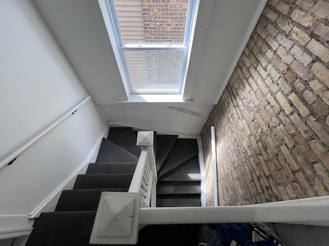 view of staircase