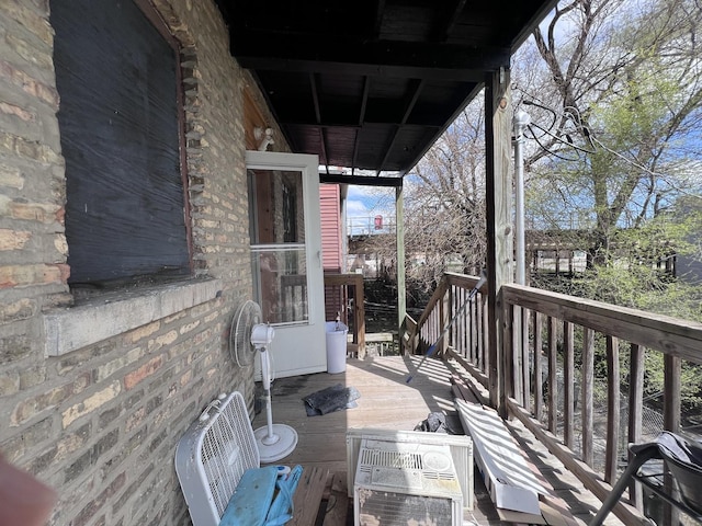 view of deck