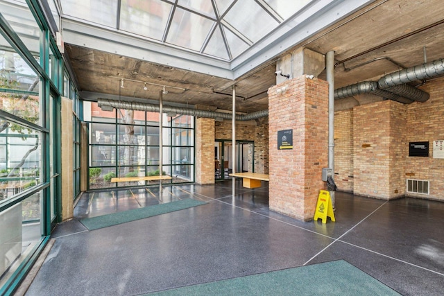 lobby with visible vents