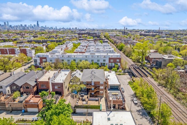 1754 W Wellington Ave Unit 1W, Chicago, IL 60657 - bird's eye view of a skyline view