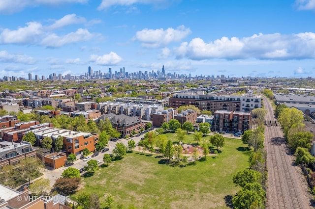 1754 W Wellington Ave Unit 1W, Chicago, IL 60657 - drone / aerial view of a skyline view