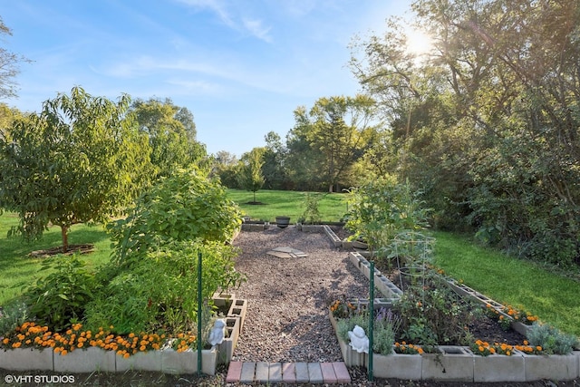 28139 W Okelly Dr, Ingleside, IL 60041 - view of yard with a garden