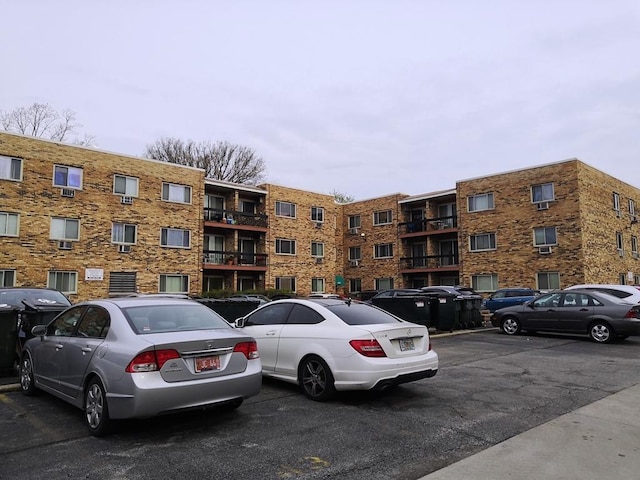 view of uncovered parking lot