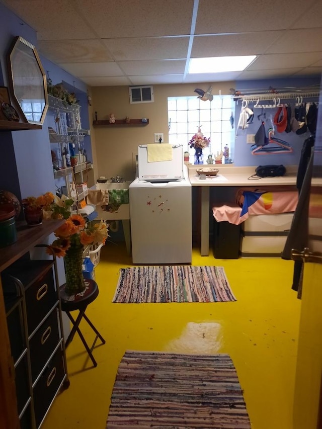5030 N Keeler Ave, Chicago, IL 60630 - washroom featuring washer / dryer, laundry area, and visible vents