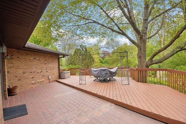38413 N Tewes Ct, Beach Park, IL 60087 - view of patio / terrace featuring a deck