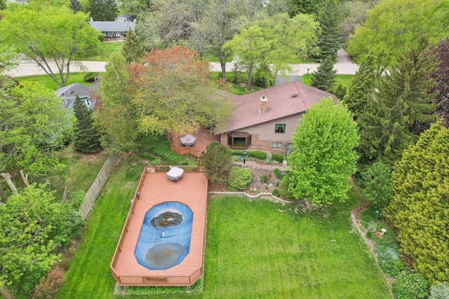 38413 N Tewes Ct, Beach Park, IL 60087 - view of subject property featuring a pool area