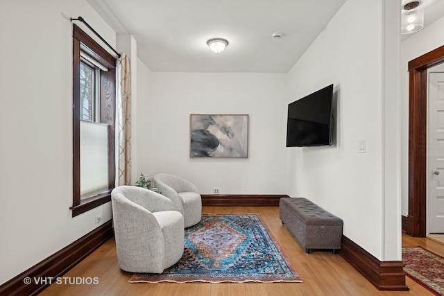 1625 Central Ave, Wilmette, IL 60091 - living area with baseboards and wood finished floors