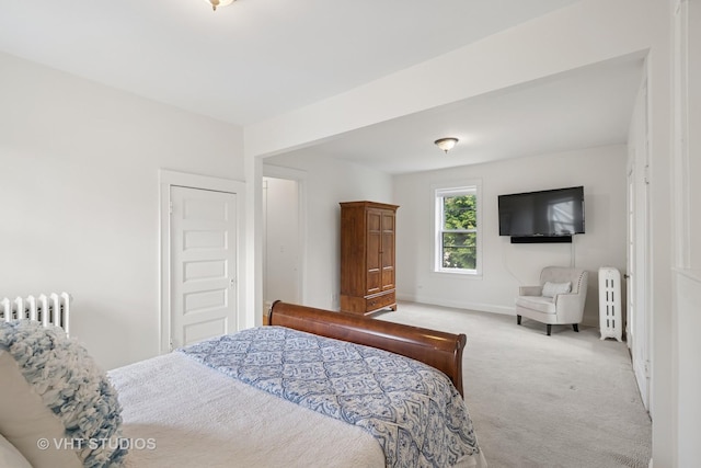1625 Central Ave, Wilmette, IL 60091 - bedroom featuring carpet flooring, baseboards, and radiator