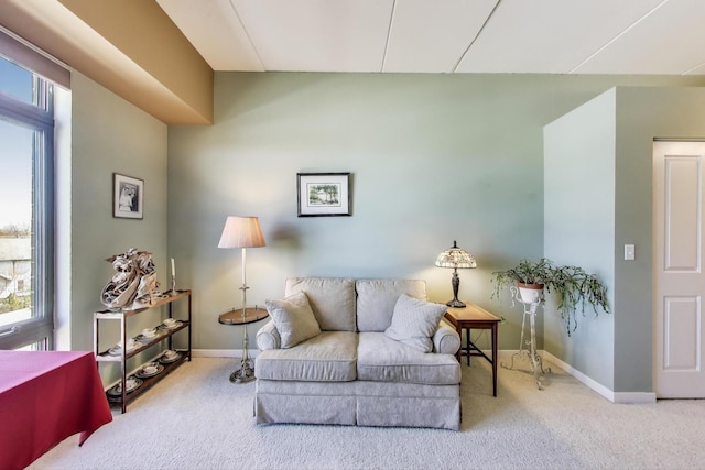 170 N NW Hwy Unit 410, Park Ridge, IL 60068 - living area featuring baseboards and carpet