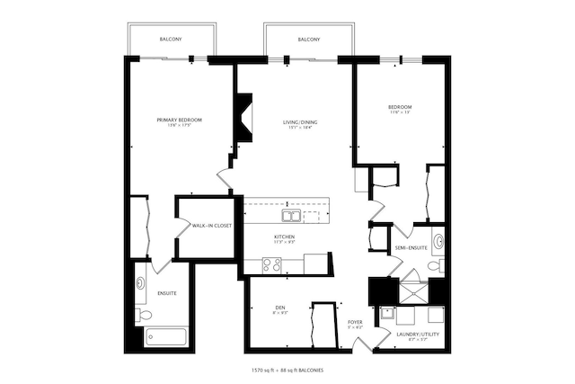 170 N NW Hwy Unit 410, Park Ridge, IL 60068 - floor plan