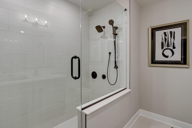 4314 Chelsea Manor Cir, Aurora, IL 60504 - bathroom featuring a shower stall and baseboards