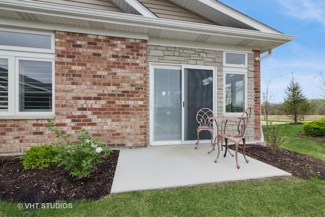 13 Briden Ln Unit 13, Sycamore, IL 60178 - entrance to property featuring a patio area and brick siding