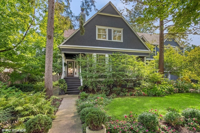 475 Maple St, Winnetka, IL 60093 - view of front of property with a chimney