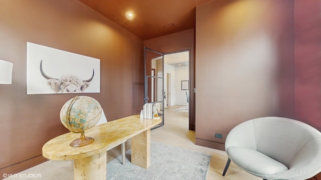 office with baseboards
