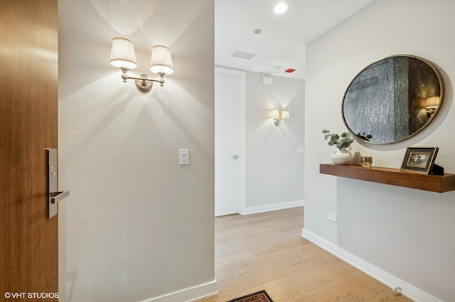 540 W Webster Ave Unit 403, Chicago, IL 60614 - hall with baseboards and light wood-style flooring