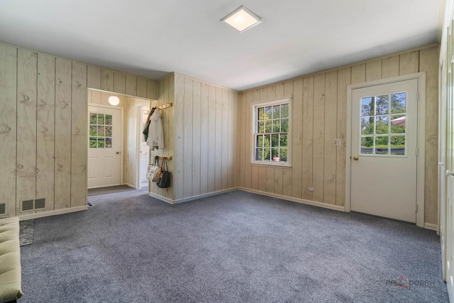 1878 Hackberry Ln, Lake Forest, IL 60045 - carpeted spare room featuring wooden walls and baseboards