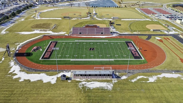 9968 Central Park Blvd, Huntley, IL 60142 - bird's eye view