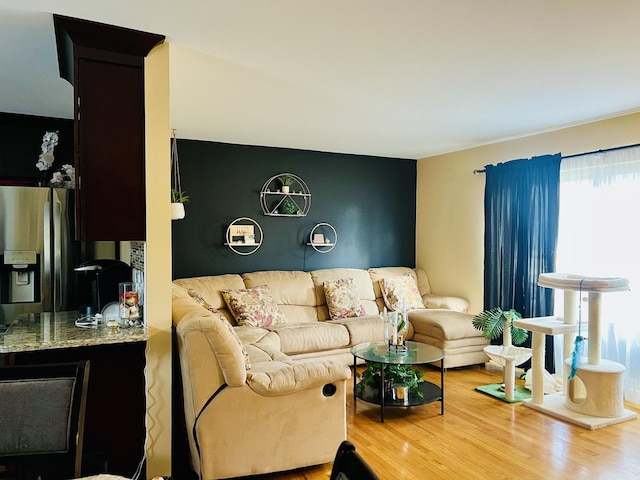 living room featuring wood finished floors