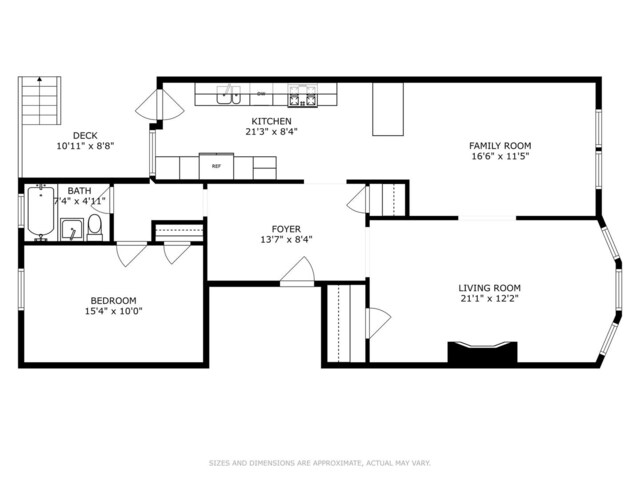 725 Erie St Unit 1D, Oak Park, IL 60302 - home floor plan