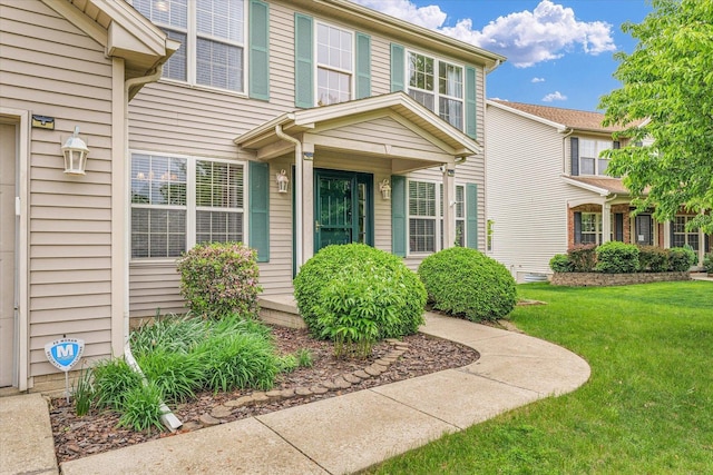 4603 Stonebridge Dr, Champaign, IL 61822 - view of front of home with a front yard