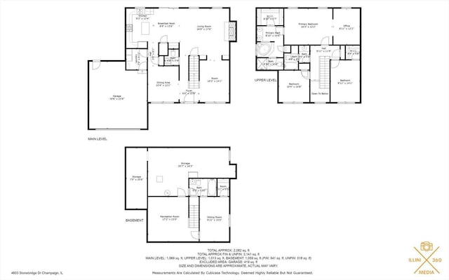 4603 Stonebridge Dr, Champaign, IL 61822 - plan