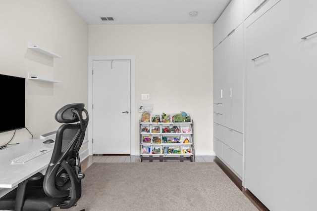2112 W Belmont Ave Unit 1, Chicago, IL 60618 - office featuring baseboards and visible vents