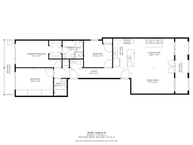 2112 W Belmont Ave Unit 1, Chicago, IL 60618 - plan