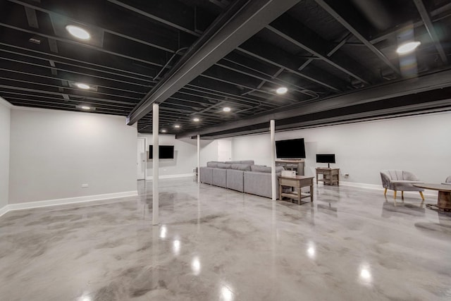 1075 Grand Mesa Ave, New Lenox, IL 60451 - finished below grade area featuring baseboards