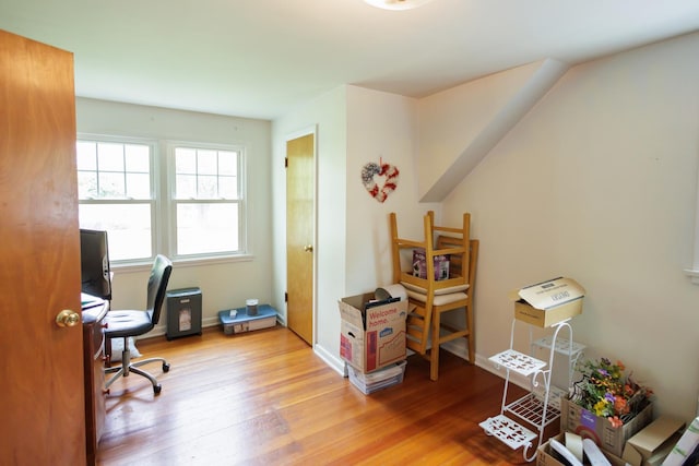 518 N Hartwell St, Gilman, IL 60938 - office featuring wood finished floors