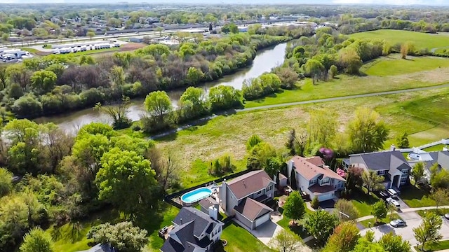 1518 Parkside Dr, Plainfield, IL 60586 - drone / aerial view with a water view and a residential view