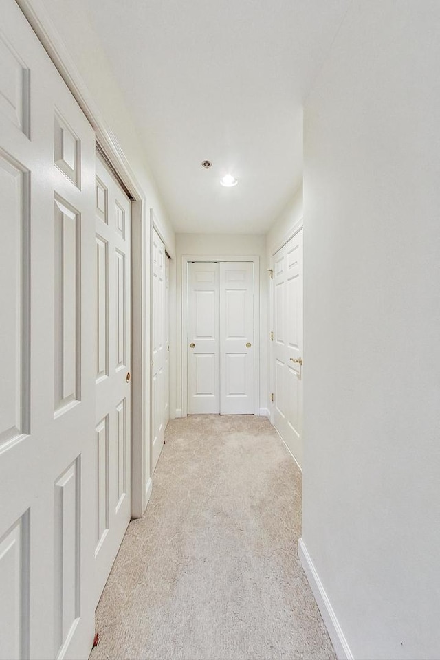 2640 Summit Dr Unit 110, Glenview, IL 60025 - corridor with light colored carpet, recessed lighting, and baseboards
