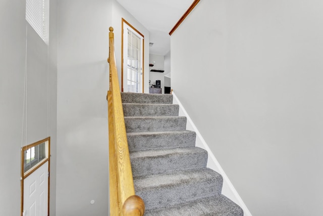 2262 Rockefeller Dr, Geneva, IL 60134 - stairway with baseboards