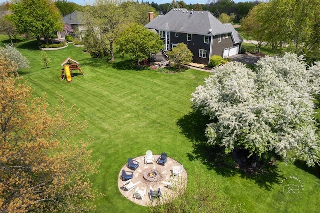 6N372 E Ridgewood Dr, Saint Charles, IL 60175 - view from above of property