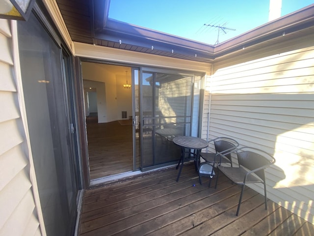 view of deck