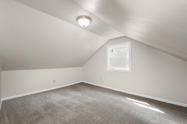 15 N Hillcrest Ave, Fox Lake, IL 60020 - bonus room with carpet floors, baseboards, and vaulted ceiling