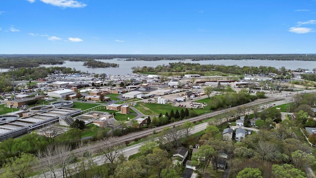 15 N Hillcrest Ave, Fox Lake, IL 60020 - birds eye view of property with a water view